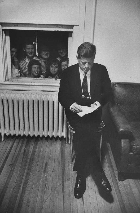 John F. Kennedy Photograph by Paul Schutzer John F. Kennedy Photograph by Paul Schutzer