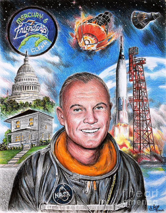 John Glenn Drawing