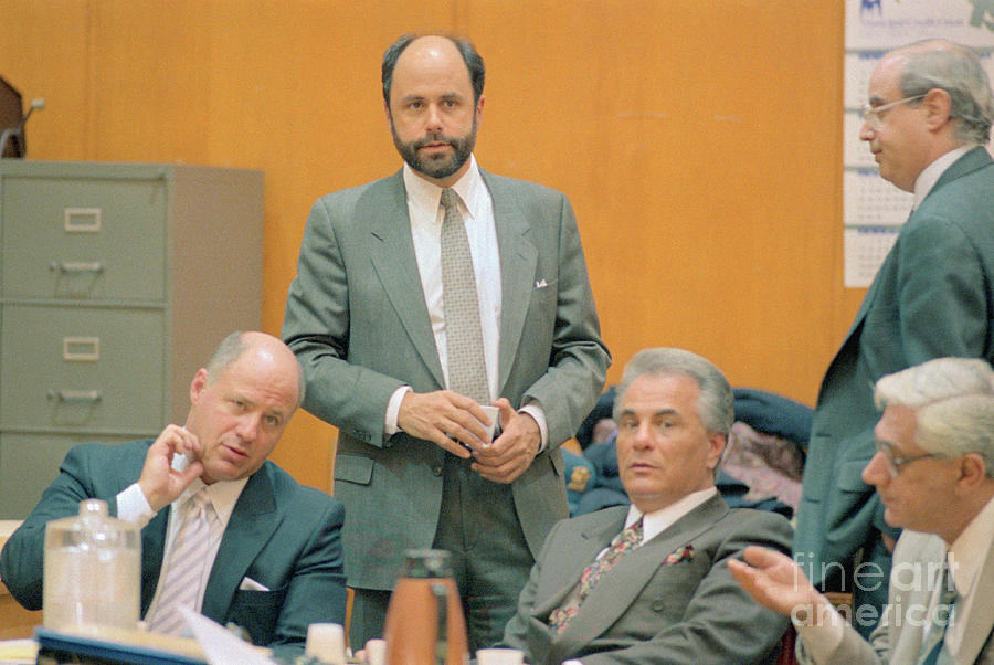 John Gotti And Other In Court Room Photograph by Bettmann