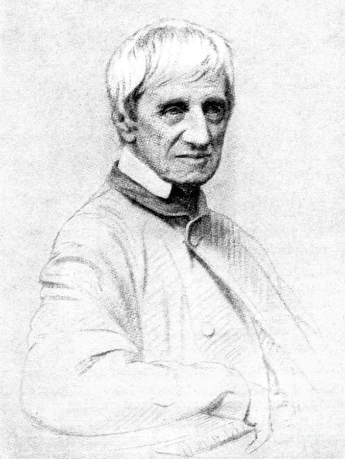 John H. Newman, Leader Of The Oxford Drawing by Print Collector