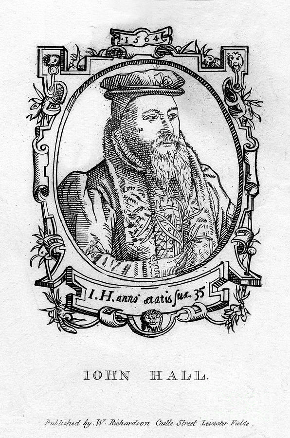 John Hall C1575-1635, English Physician Drawing by Print Collector