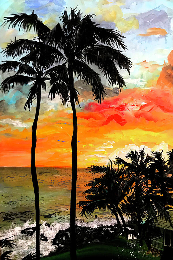 John Hawaiian experience Painting by Sergio Gutierrez