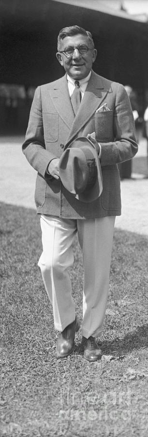 John Hertz Attending Saratoga Opening Photograph by Bettmann