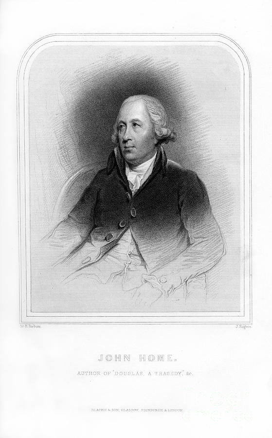John Home, Scottish Poet And Dramatist Drawing by Print Collector
