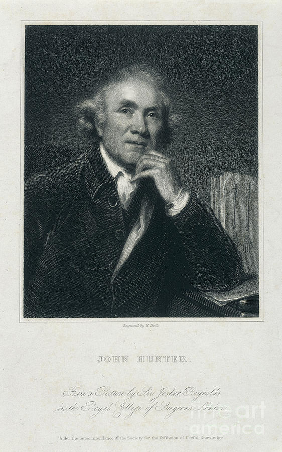 John Hunter, Frs, C1850-c1870. Artist Drawing by Print Collector
