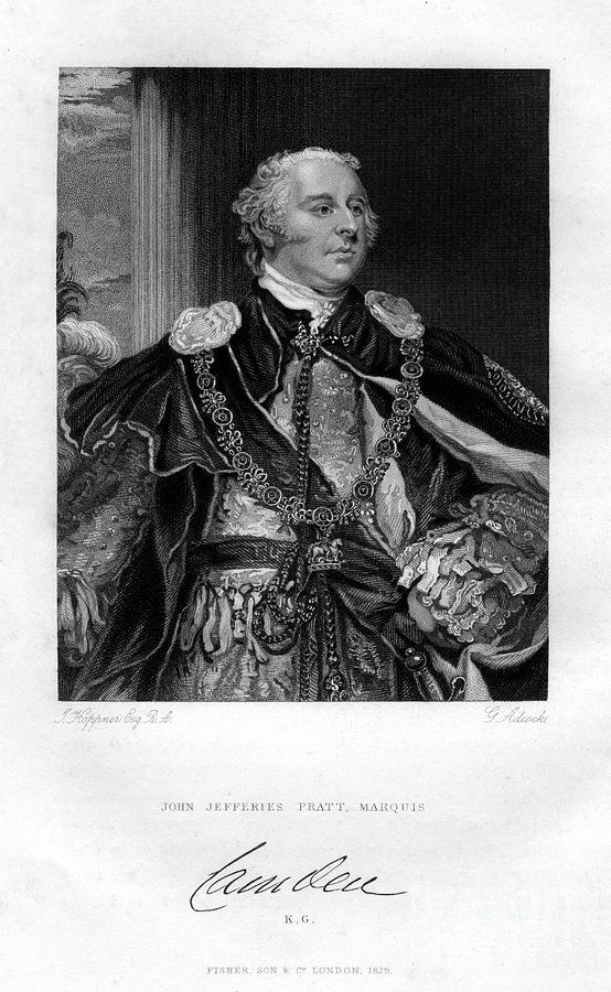 John Jeffreys Pratt, 1st Marquess Drawing by Print Collector