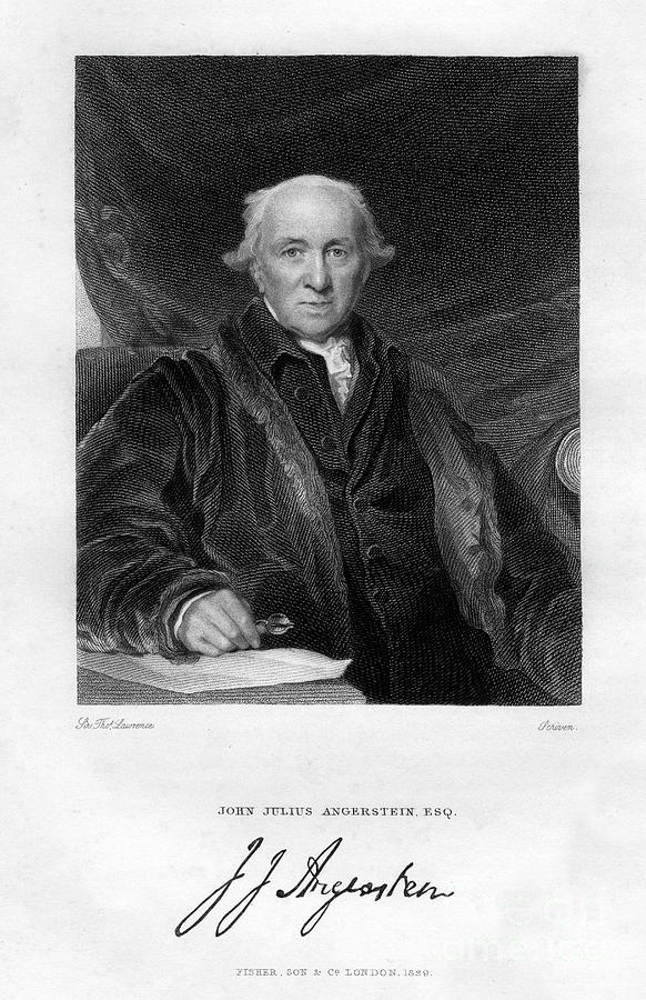 John Julius Angerstein 1735-1823 Drawing by Print Collector