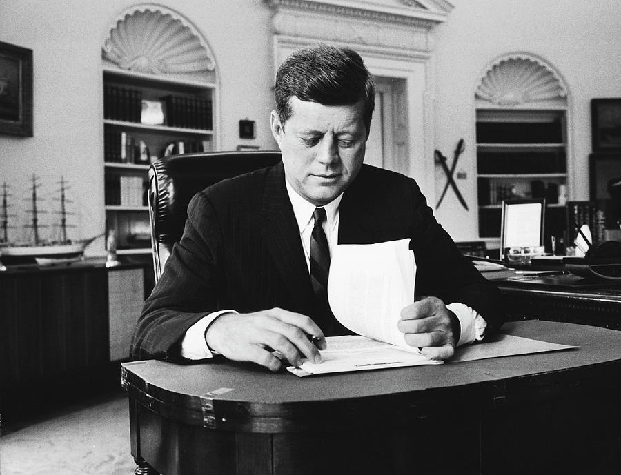 Black And White Photograph - John Kennedy by Alfred Eisenstaedt