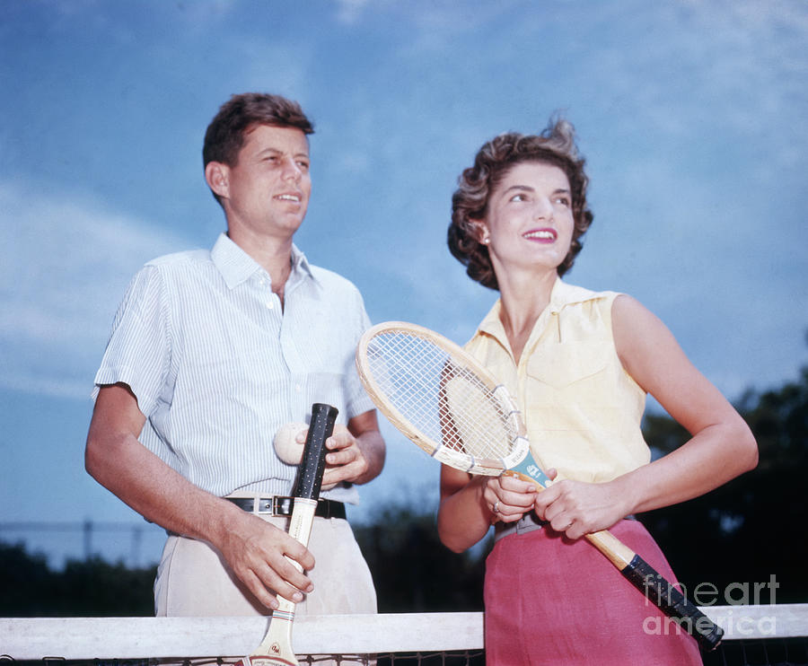John Kennedy And Jacqueline Bouvier Photograph by Bettmann