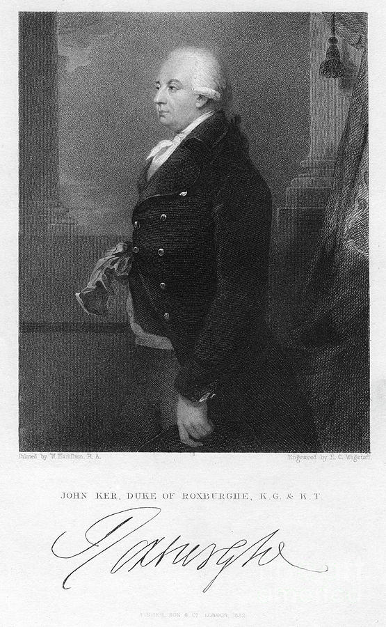 John Ker, Duke Of Roxburghe, English Drawing by Print Collector