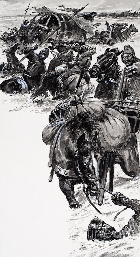 Horse Painting - John Lackland, The Tiny Tyrant by Cl Doughty