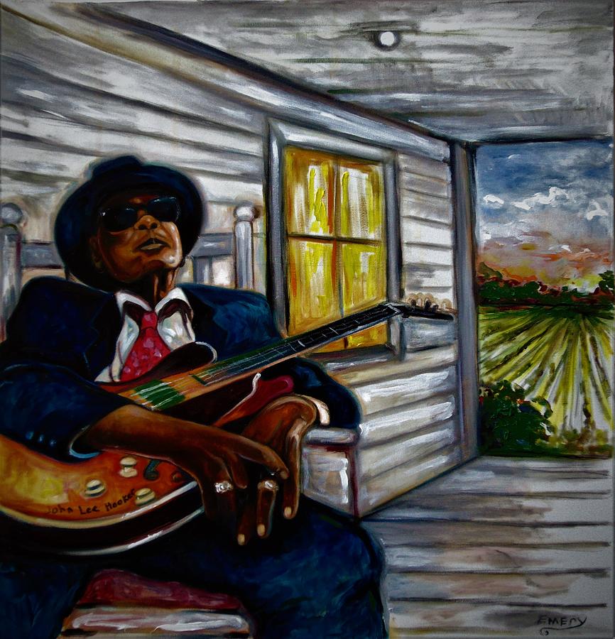 John Lee Hooker Painting