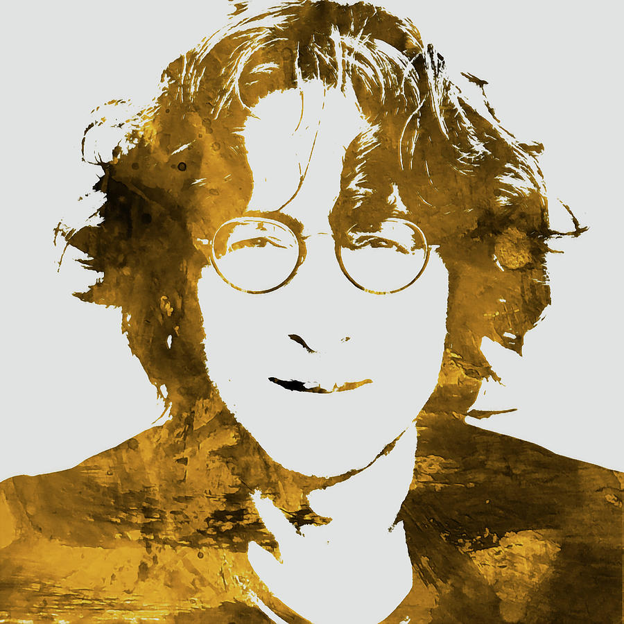 John Lennon 7b Mixed Media by Brian Reaves