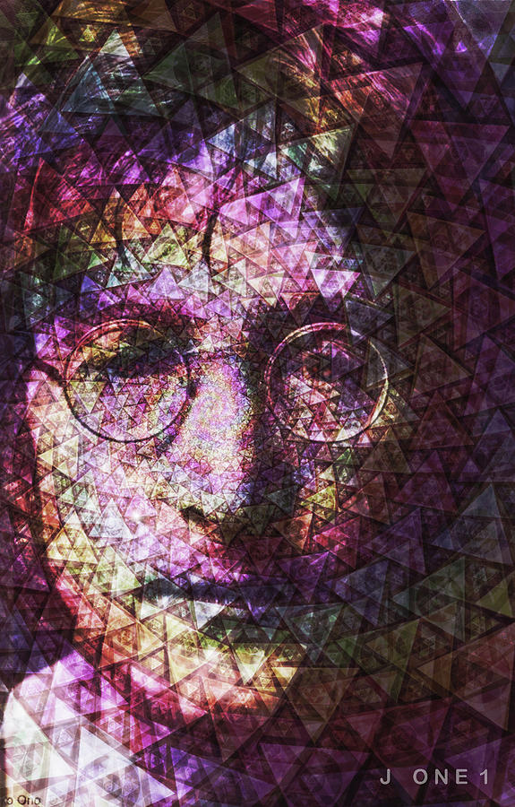 John Lennon In Samadhi Digital Art by J U A N - O A X A C A