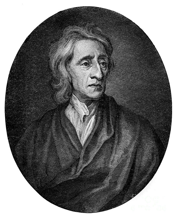 John Locke Drawing by English School