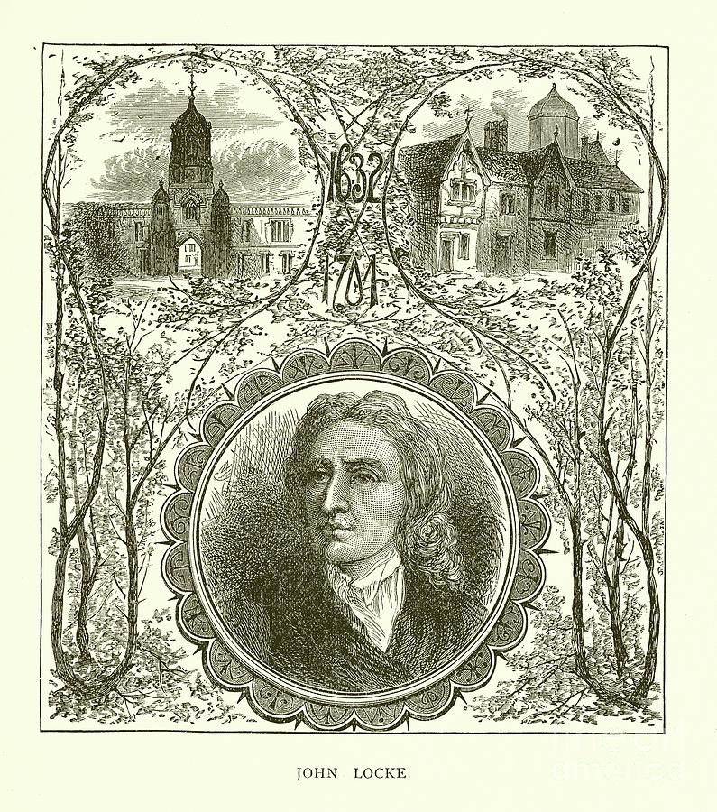John Locke Engraving Drawing by English School
