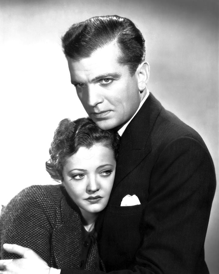 John Loder Embracing Sylvia Sidney Photograph by Globe Photos - Fine ...