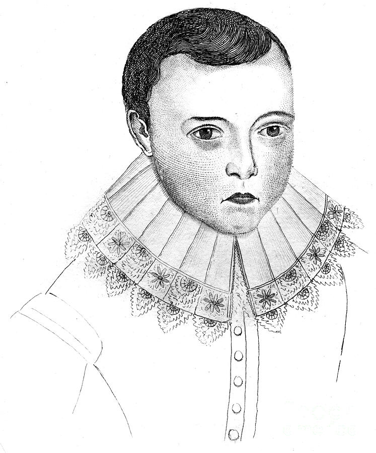John Milton When Young, 1787 Drawing by Print Collector