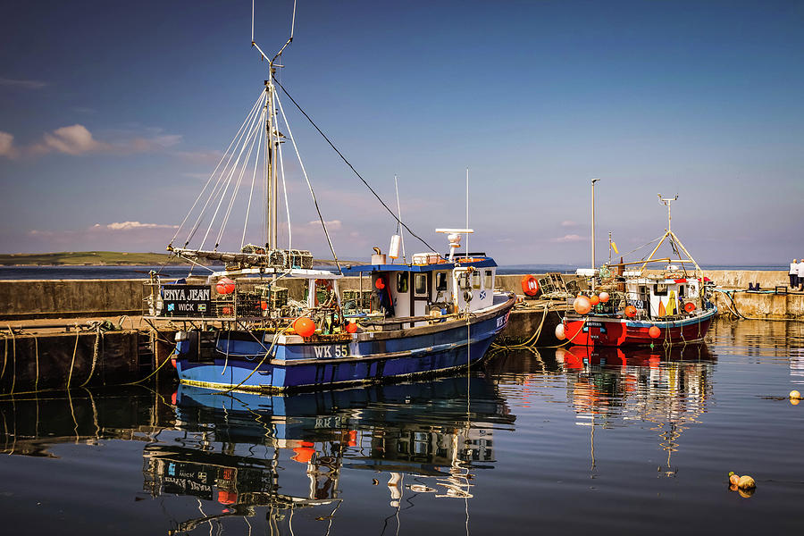 Harbour Photograph - John O Groats Harbour by Alister Harper Harbour Photograph - John O Groats Harbour by Alister Harper