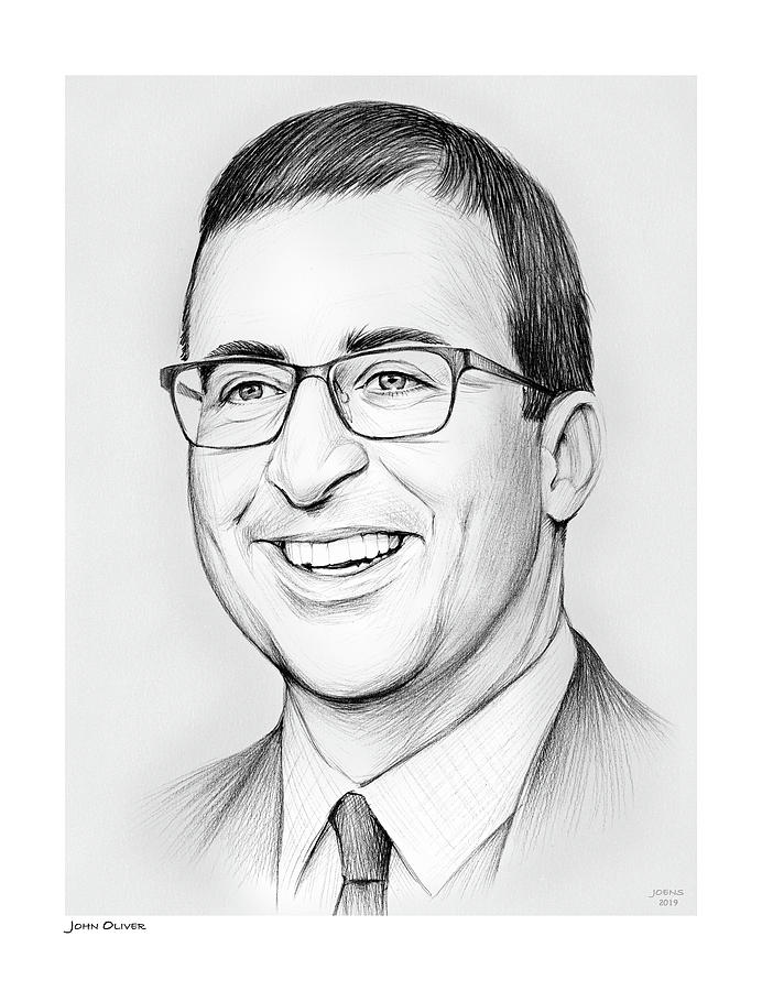 John Oliver Drawing