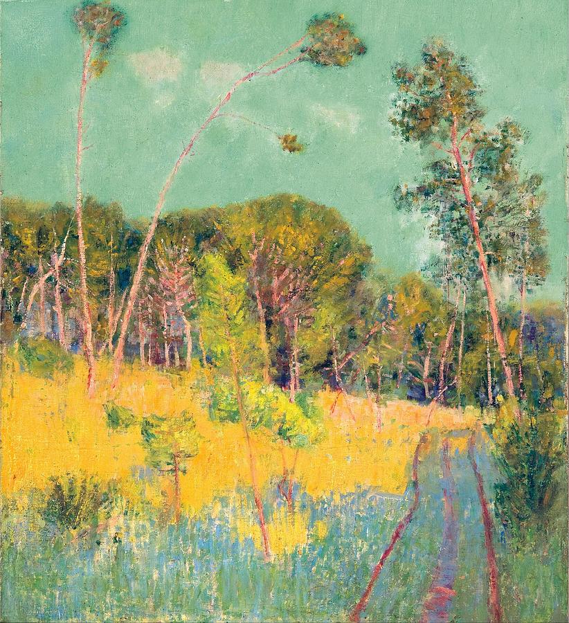 John Peter Russell, A clearing in the forest, 1891 Painting by Celestial Images