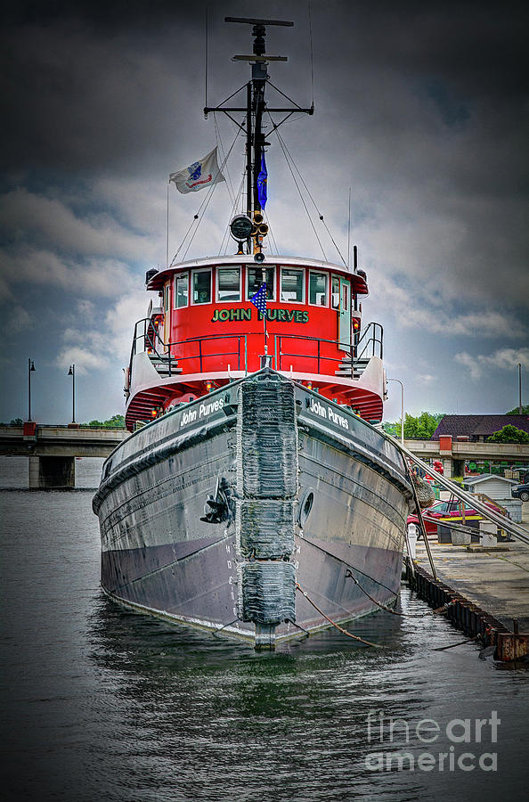 John Purves Tugboat Photograph by Deborah Klubertanz