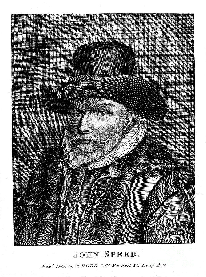 John Speed 1542-1629, English Drawing by Print Collector