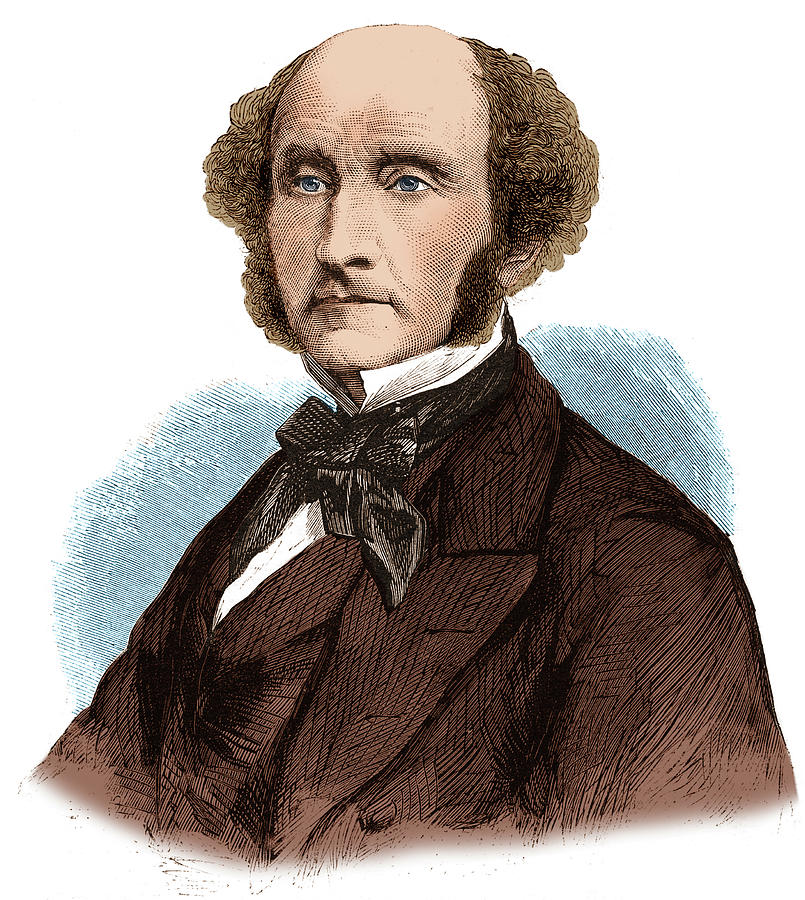 John Stuart Mill, Philosopher Photograph By Science Source - Fine Art ...