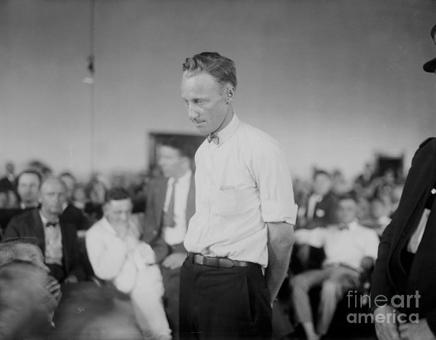 John T. Scopes Being Sentenced Photograph by Bettmann