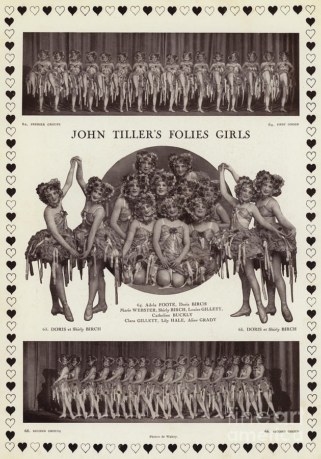 John Tillers Tiller Girls Painting by Walery Studio