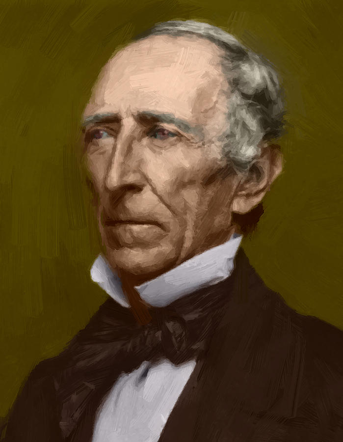 John Tyler - DWP1909010 Painting by Dean Wittle - Fine Art America