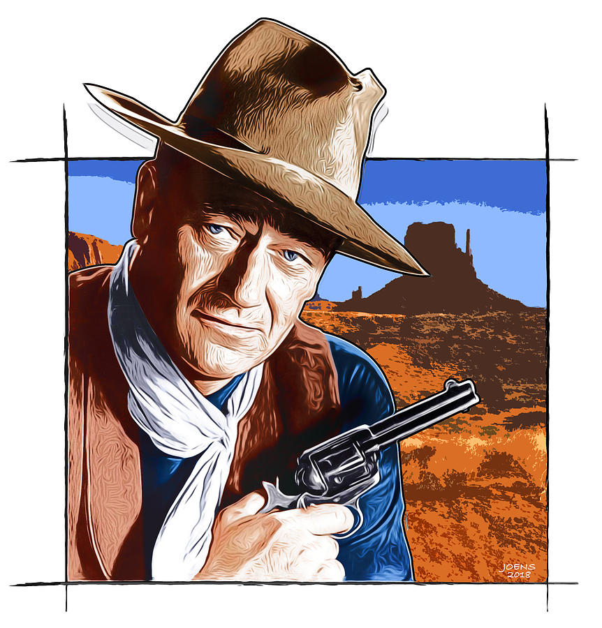 John Wayne 17oct18 Digital Art