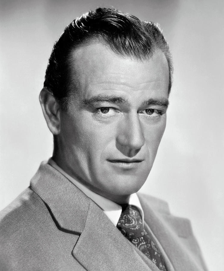 John Wayne Classical Studio Portrait Photograph by Globe Photos - Fine ...