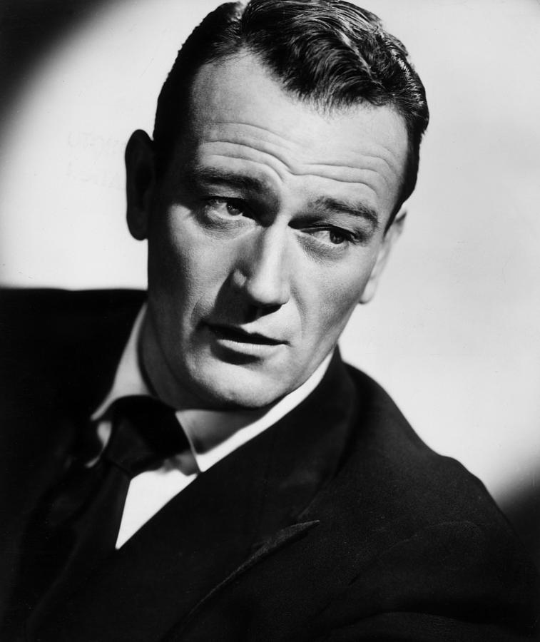 John Wayne Photograph by Hulton Archive