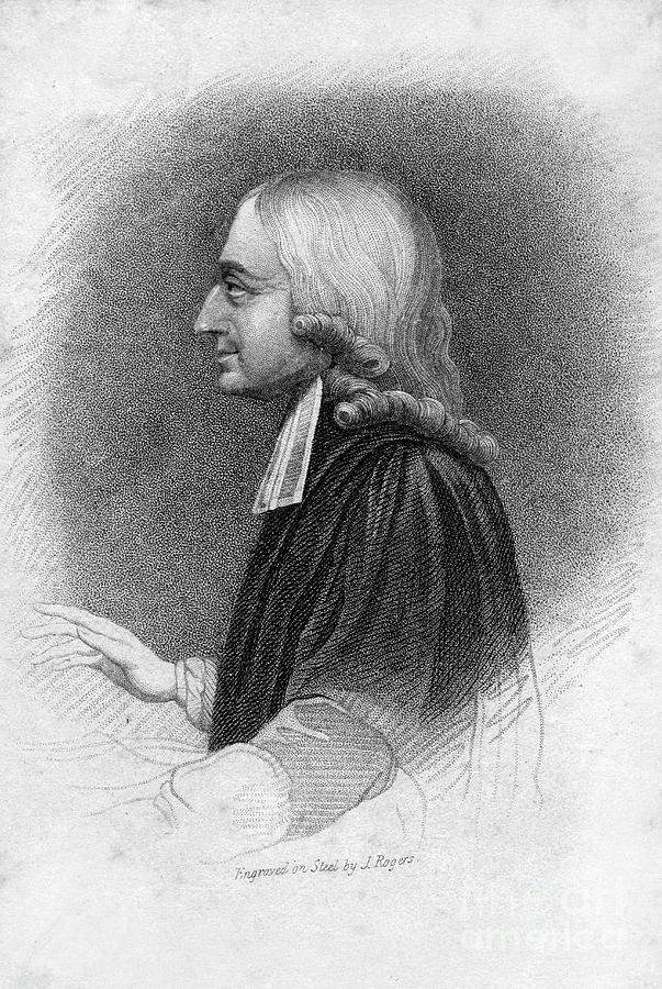 John Wesley, Methodist Leader, 19th Drawing by Print Collector