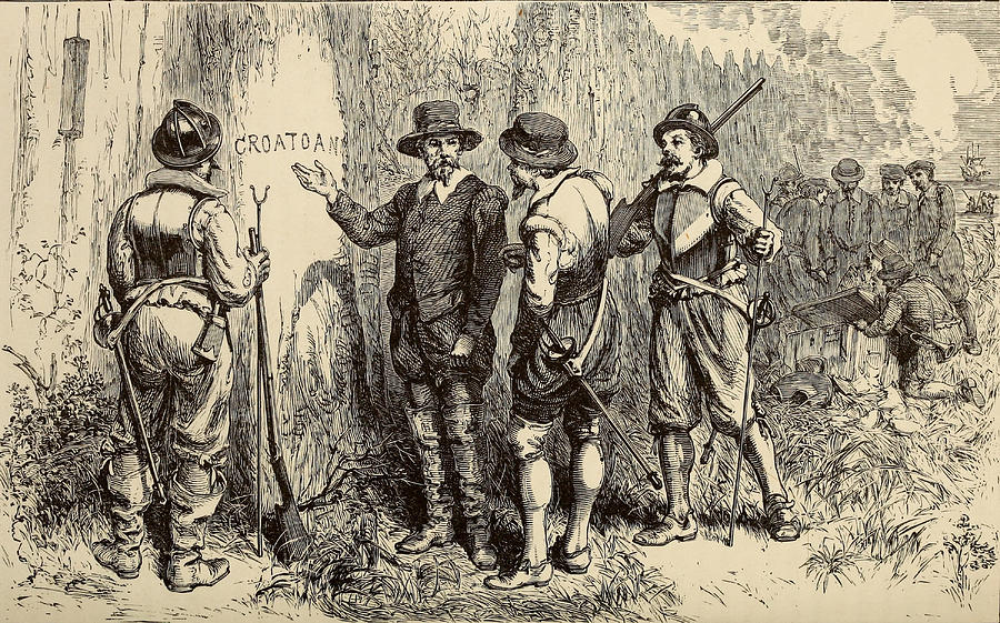 John White Returning To Roanoke Colony Photograph by Science Source