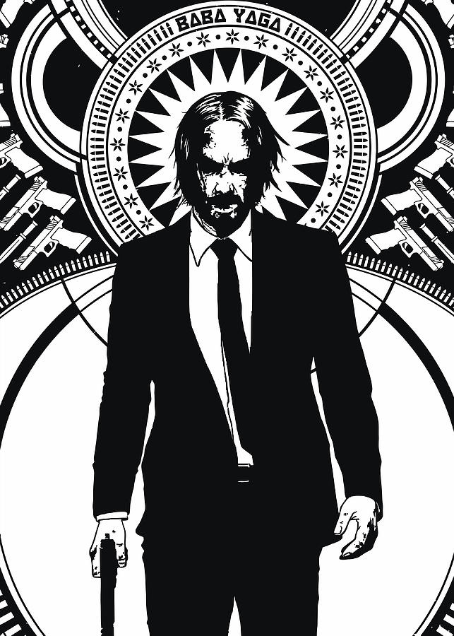 John Wick Digital Art By Tom Cage