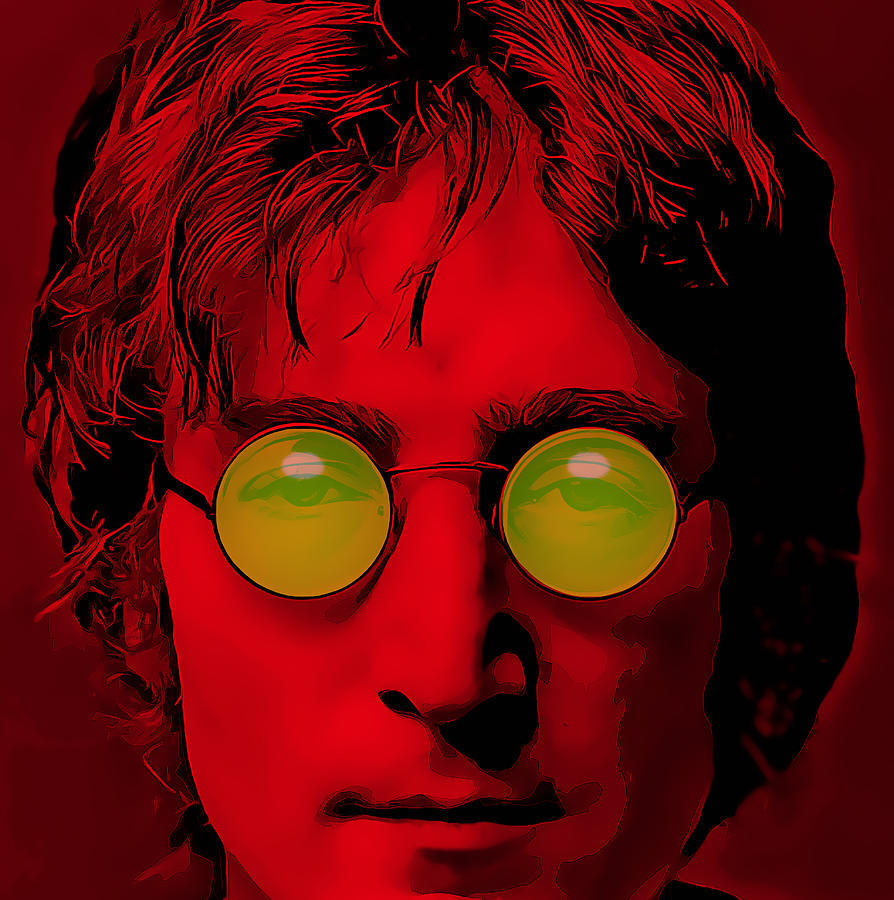 John Lennon Mixed Media - John Winston Ono Lennon  by Marvin Blaine