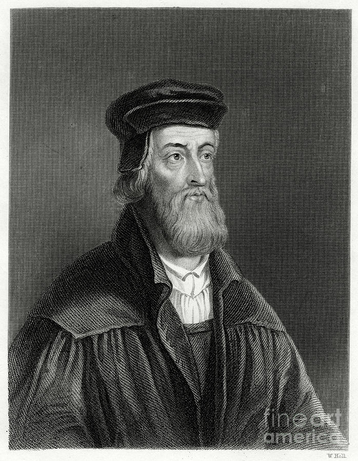 John Wycliffe, English Theologian, 19th Drawing by Print Collector