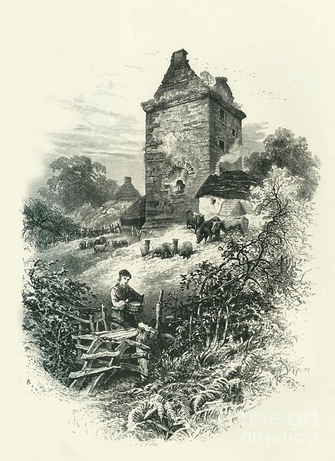Johnny Armstrongs Tower C Drawing by Print Collector