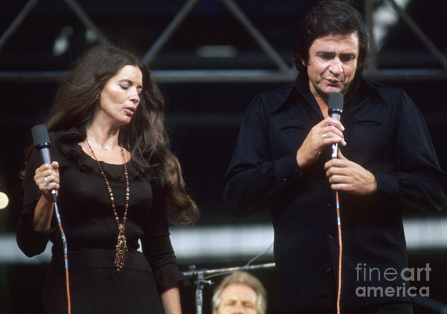 Johnny Cash - June Carter Cash Photograph by Andre Csillag - Fine Art ...