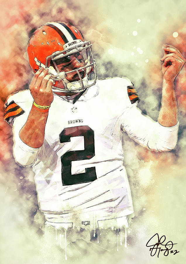 Johnny Manziel Painting by Hoolst Design