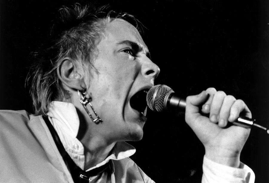 Johnny Rotten Photograph by Graham Wood