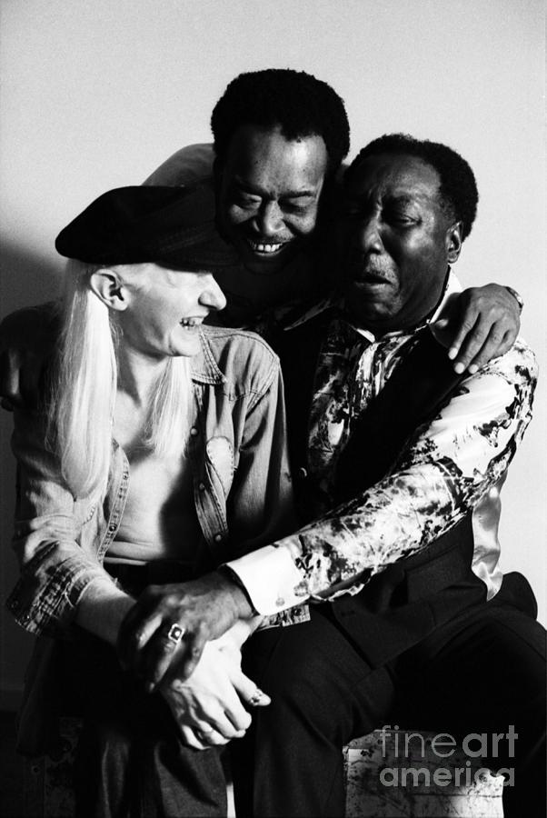 Johnny Winter, James Cotton, Muddy Photograph by The Estate Of David Gahr