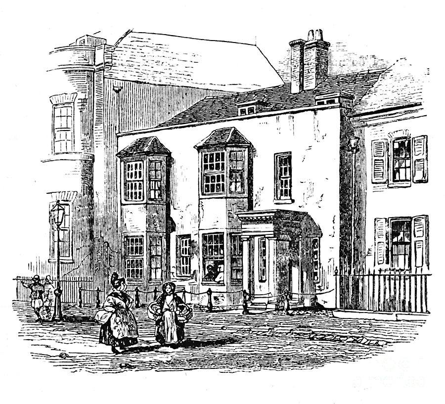 Johnsons Residence At Brightelmstone 1 Drawing by Print Collector