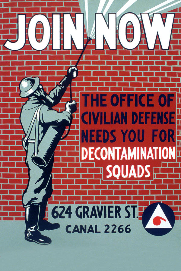 Join Now - Decontamination Squads Painting by John McCrady - Pixels