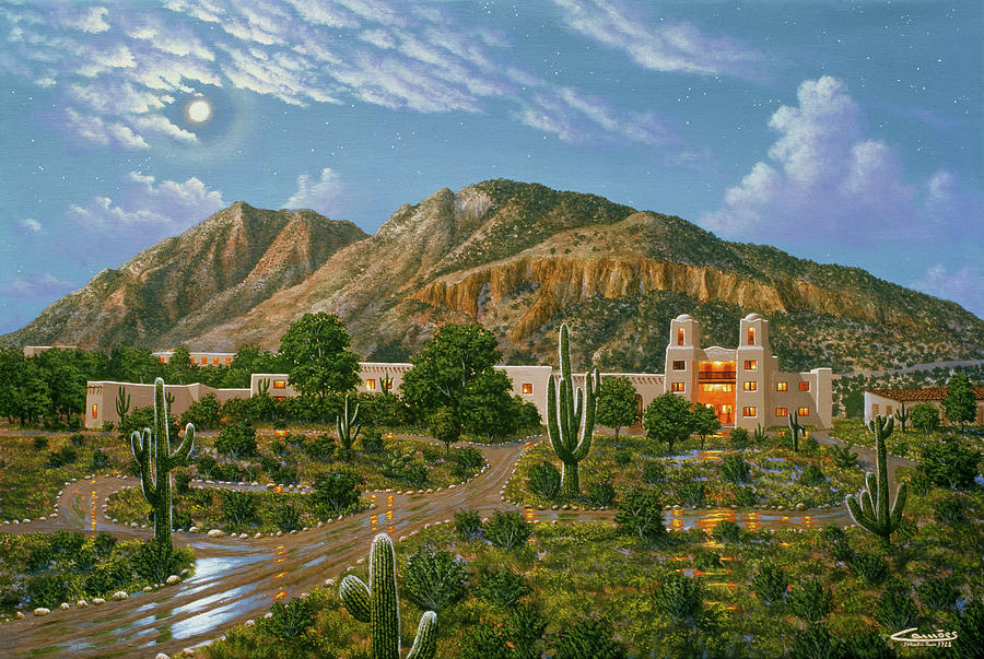 Jokake Inn In 1928, Scottsdale, Az Painting by Eduardo Camoes