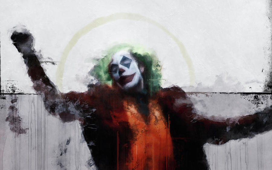 Batman Movie Painting - Joker by Joseph Oland