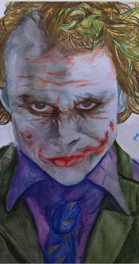 Joker Painting by Pavani Krishna - Fine Art America