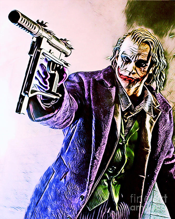 Joker Taking Aim Digital Art